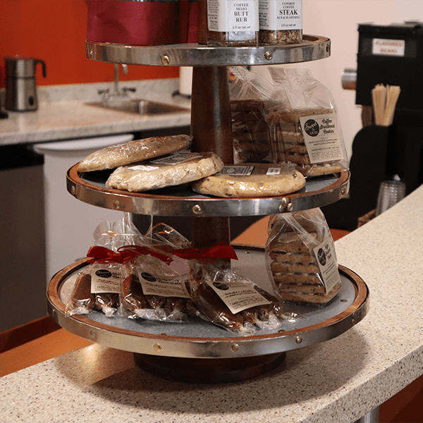 tray of snacks available at union place coffee roasters