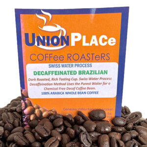 Decaffeinated Brazilian coffee beans Union Place Coffee Roasters