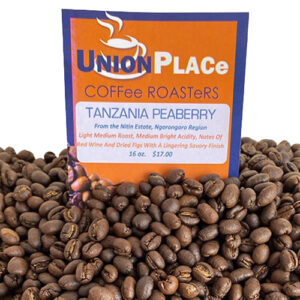 tanzania peaberry coffee beans Union Place Coffee Roasters