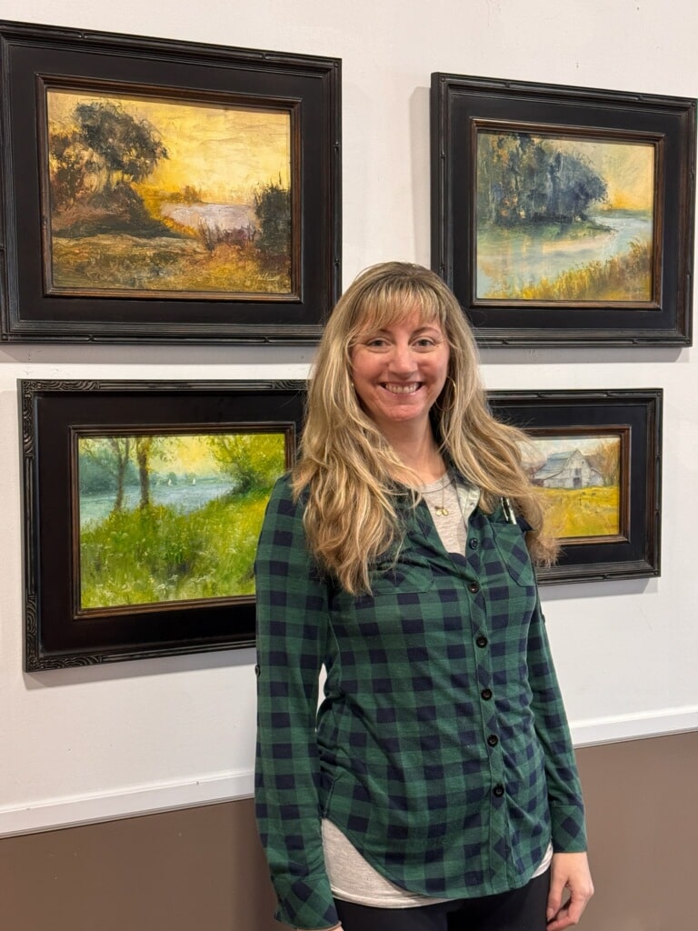 Michelle Roberts, artist spotlight at Union Place Coffee Roasters